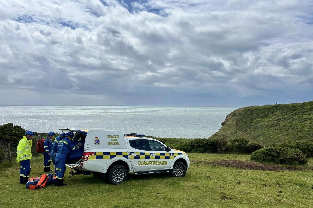 West Cumbrian coastguard teams assist injured walker