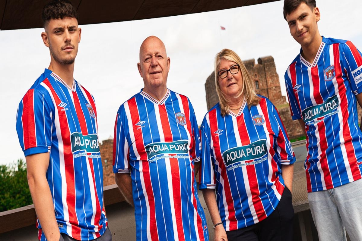 Carlisle United reveal new home kit