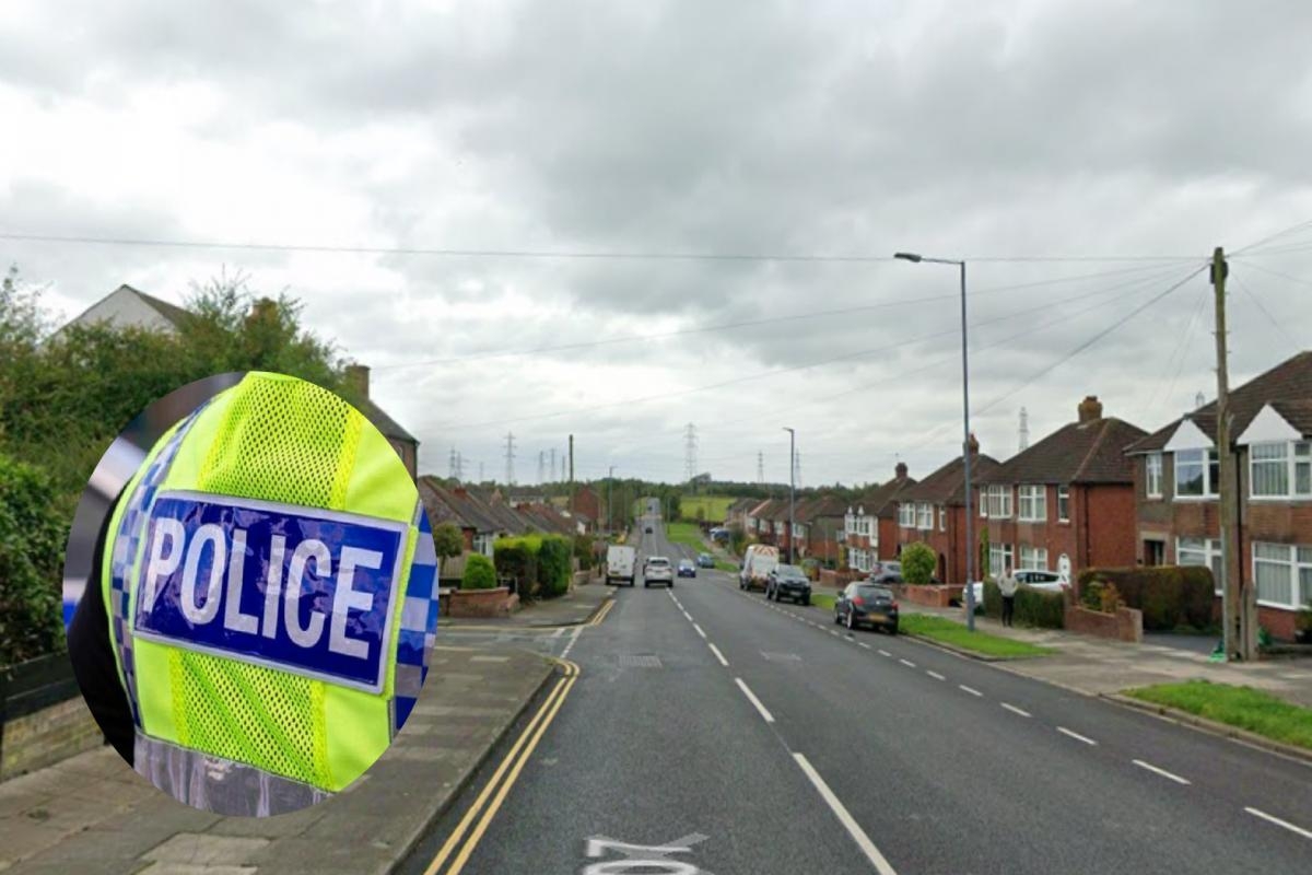 Road closed after crash, with reports of both cars 'on fire'