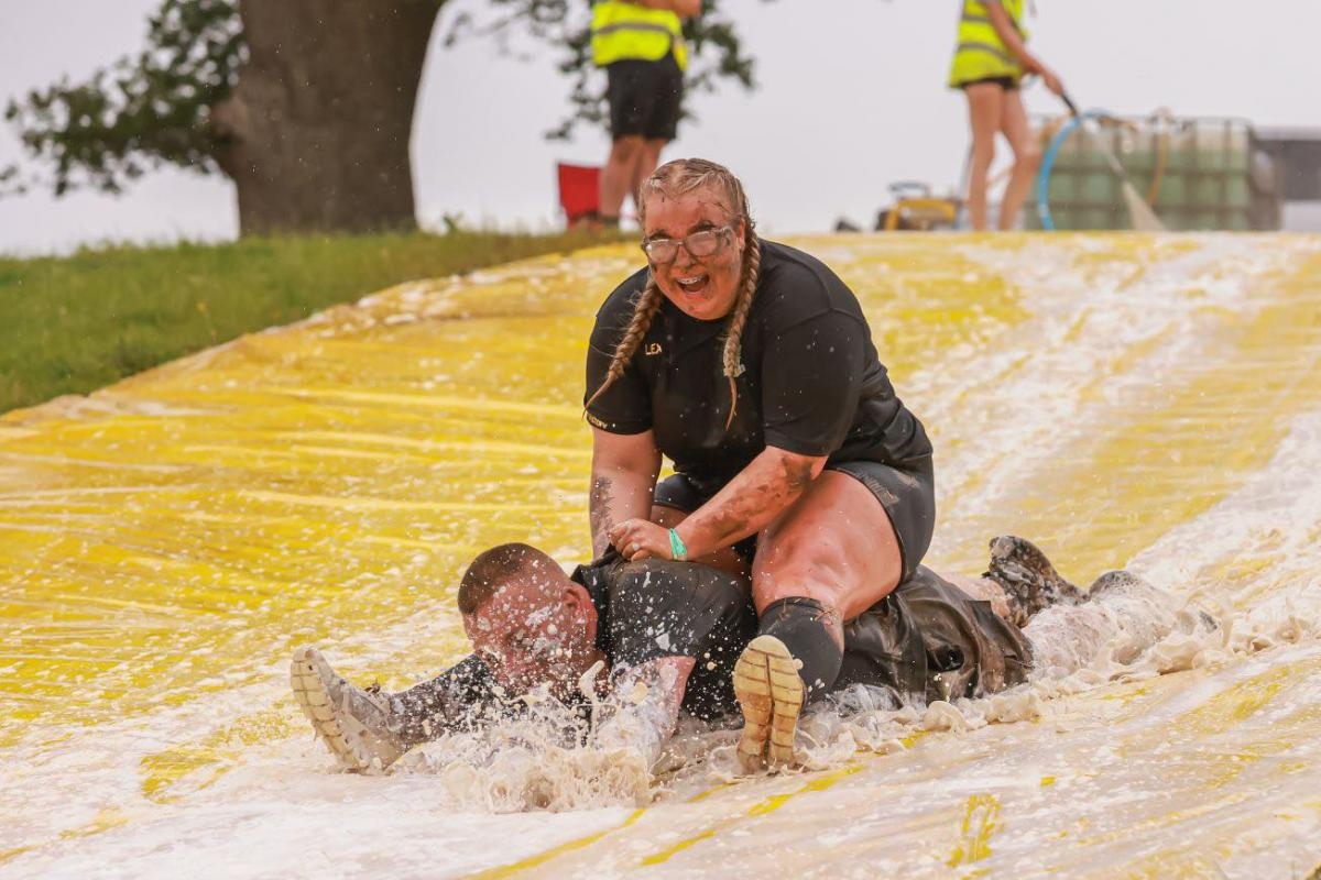 Telford's Gelt Gladiator celebrates proper muddy weekend with tenth anniversary event