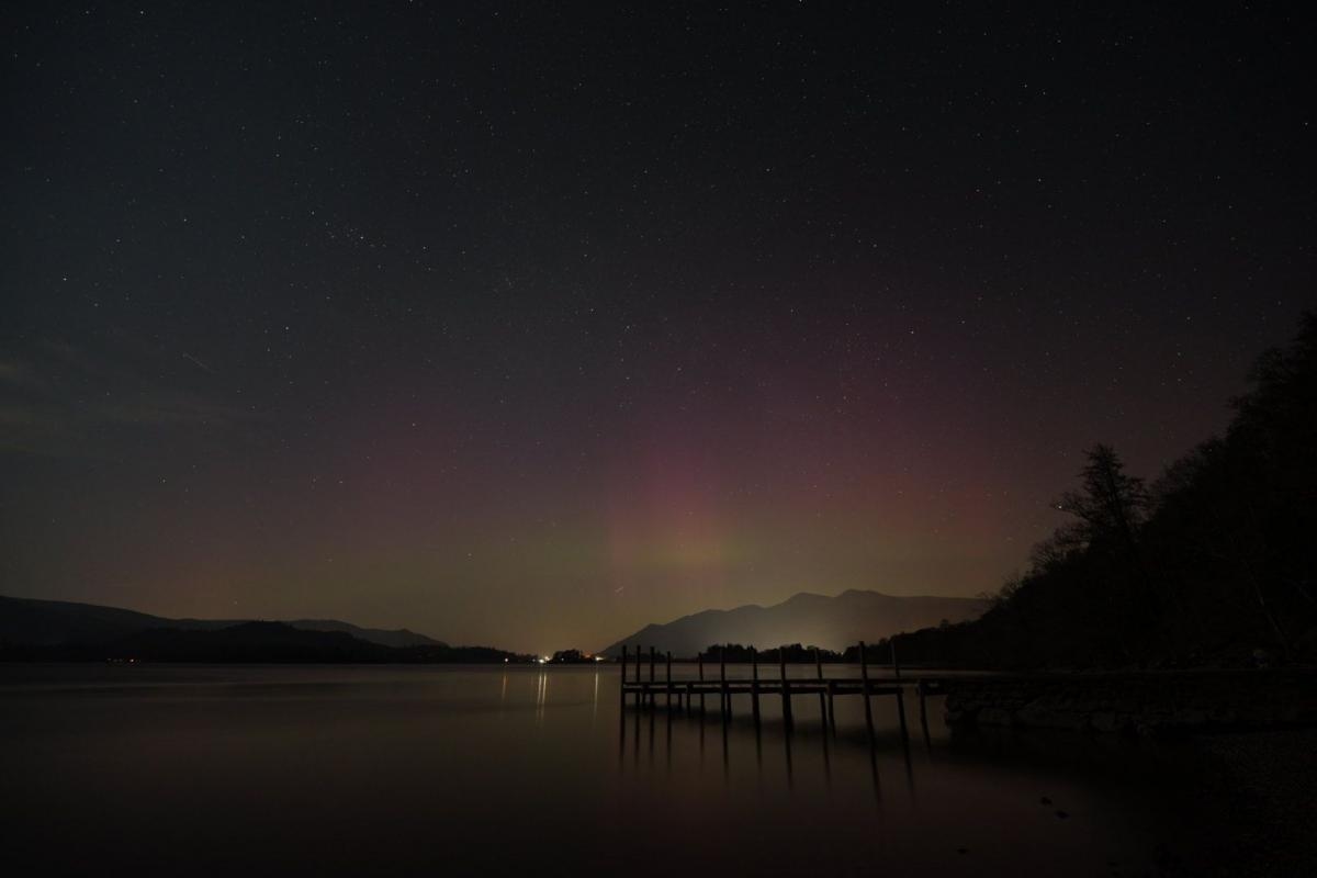 Parts of Cumbria treated to stunning northern lights display