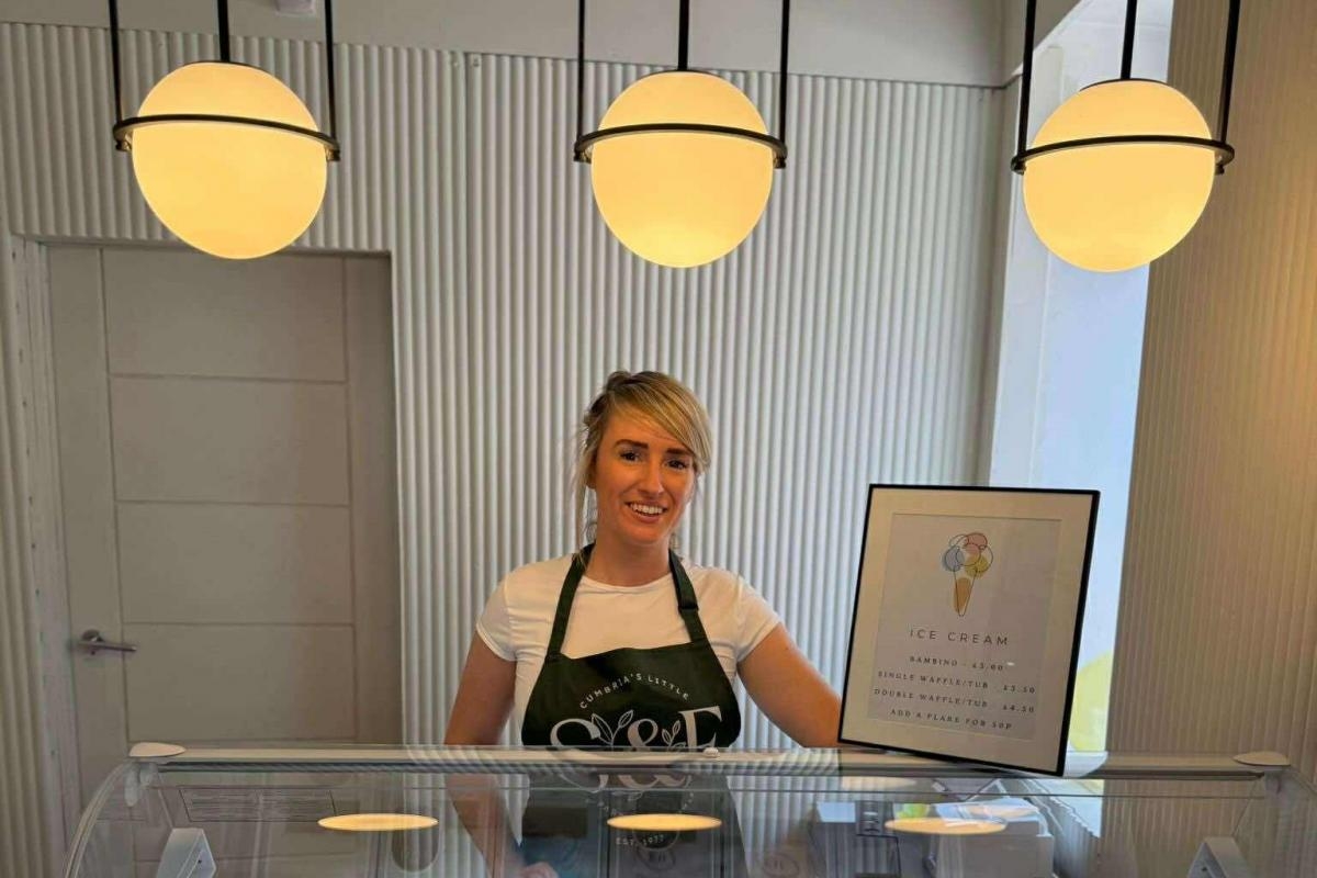 Family-run business opens new ice cream parlour in town centre store