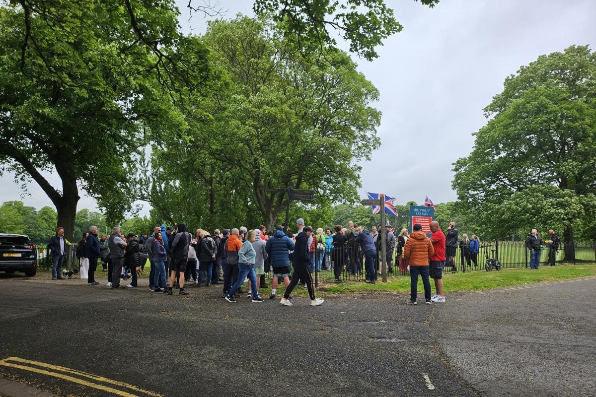 Protesters gather at Great British National Strike demo in Carlisle