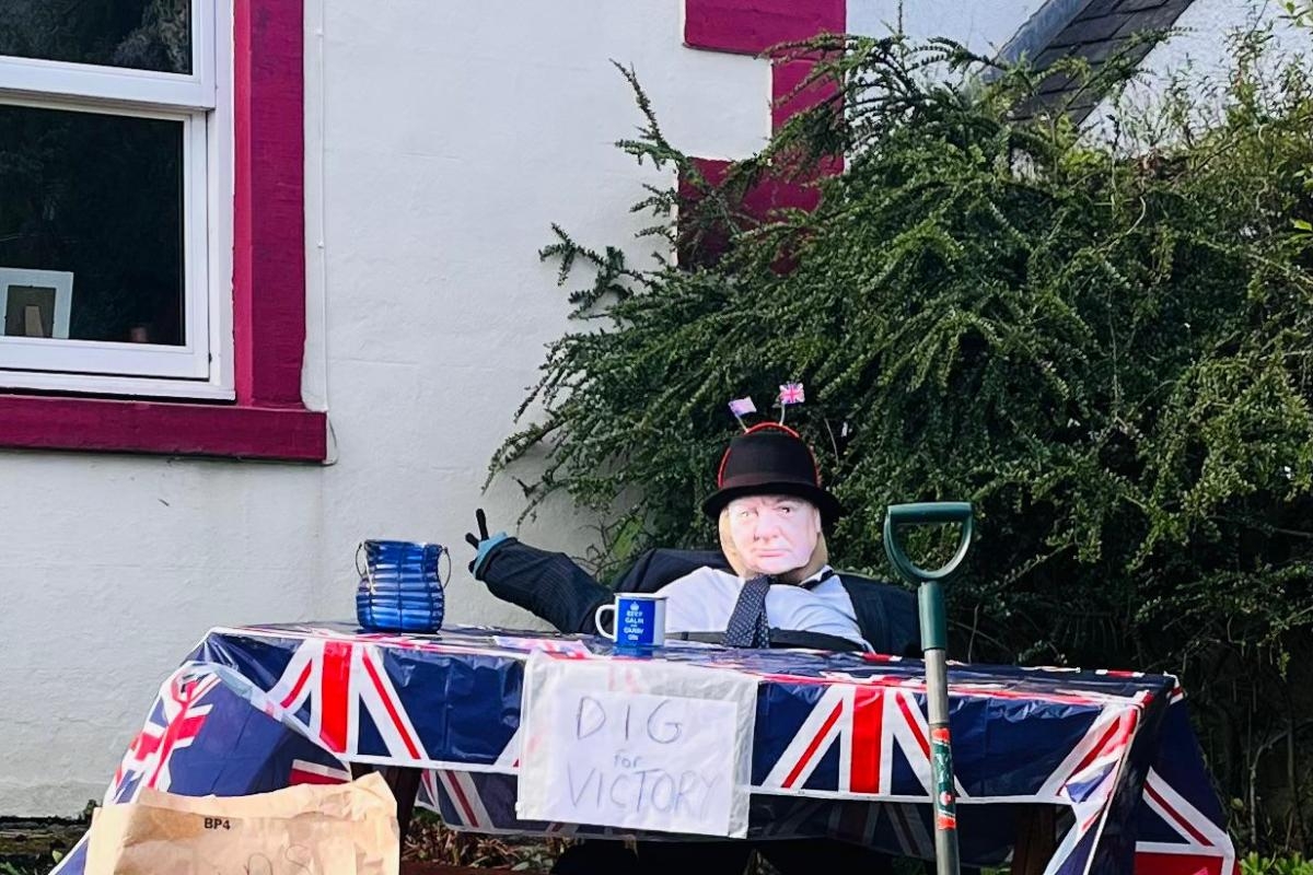 Cumbrian village celebrates VE Day 80th Anniversary with scarecrow festival