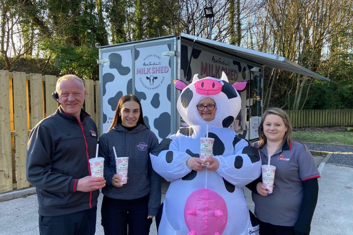 New milk vending machine with special edition flavours comes to Lake District