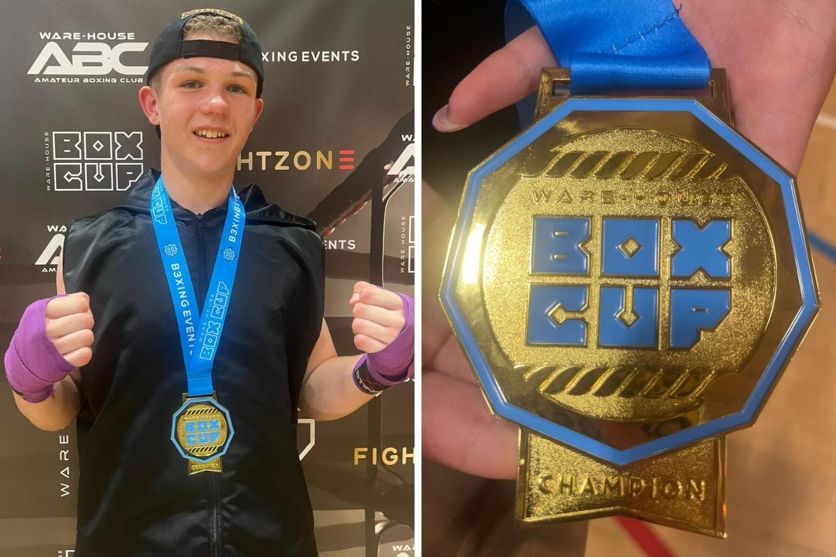 Double gold medal success for teenage Cumbrian boxer