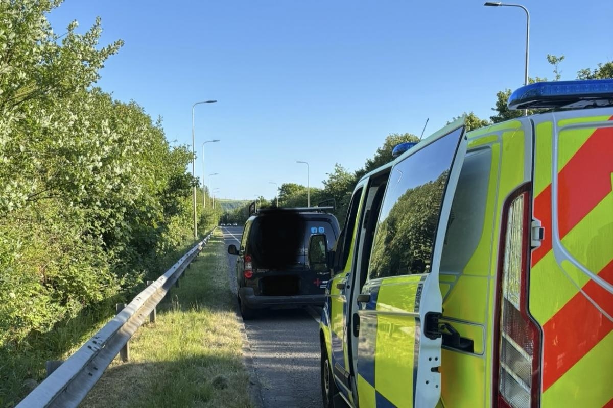Van driver arrested on Cumbrian bypass after reports of vehicle 'all over the road'