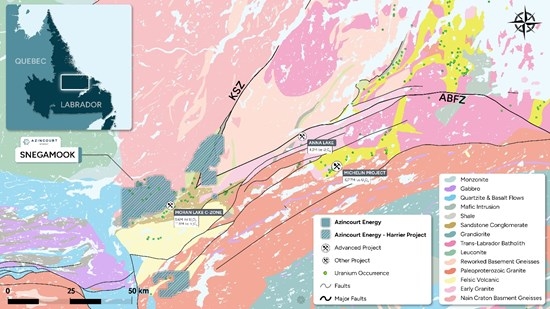 Azincourt Energy Provides Update on the Harrier Uranium Project