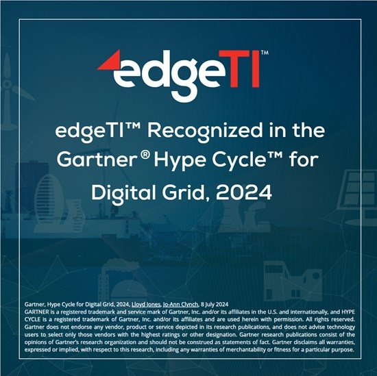 EdgeTI Recognized in the Gartner Hype Cycle for Digital Grid, 2024
