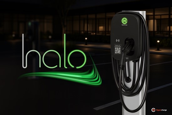 Hypercharge Launches Hypercharge Halo(TM) Level 2 EV Charging Station for Multi-Family and Commercial Properties, and Announces Equity Grants