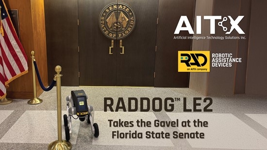Florida Leaders Get Hands-On with AITX's RADDOG LE2, the AI-Powered Robotic Dog Built for Law Enforcement