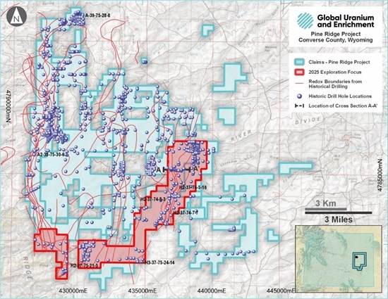 Exploration Program for the Flagship Pine Ridge Uranium Project In Wyoming's Prolific Powder River Basin
