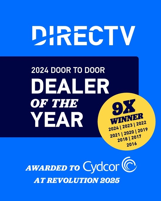 Cydcor Earns Prestigious DIRECTV Dealer of the Year Revolution Award for the 9th Consecutive Year