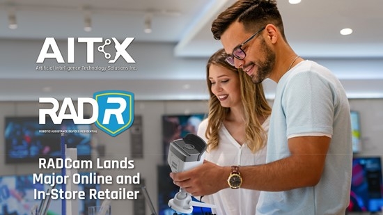 AITX's RAD-R Lands Major Online and In-Store Retailer for RADCam, the World's First Talking Security Camera