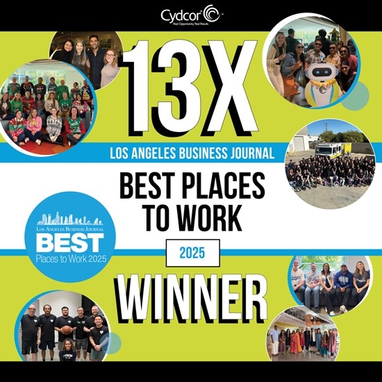 Cydcor Named One of the Best Places to Work in Los Angeles for 2025