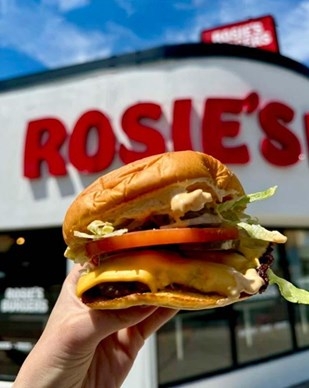 Happy Belly Food Group's Smash Burger Brand Rosie's Burgers Announces the Opening of Its Newest Location in Hamilton, Ontario