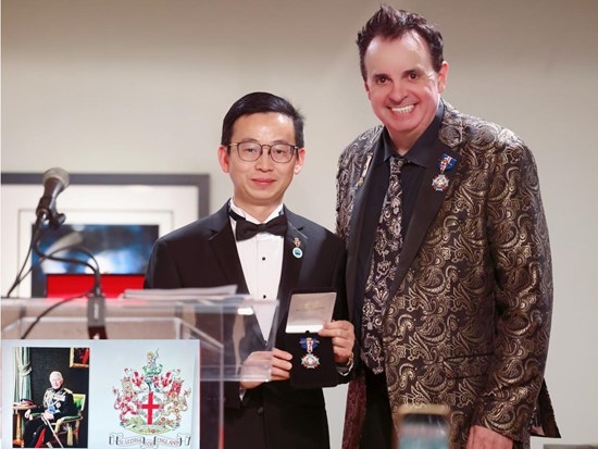 Lingyun Xiang Was Awarded the RSSG Royal Medal of Honor by the Royal Society of St. George