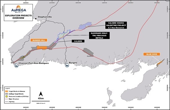 AuMEGA Announces Strategic Expansion of Bunker Hill, Winter Program Update and Multigram Gold from Blue Cove