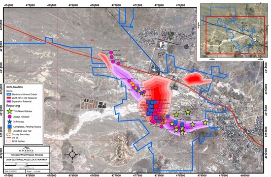 Blackrock Silver Steps Out 1.2km Across New High-Grade Zone at Tonopah West