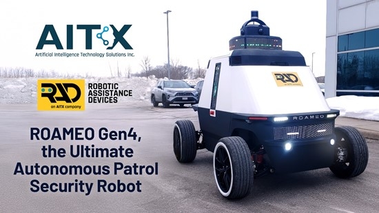 AITX's RAD Shatters the Security Status Quo with ROAMEO Gen 4, It's the Ultimate Autonomous Patrol Robot