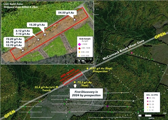 Puma Exploration Reports High-Grade Results from Sampling at the Lion Gold Zone
