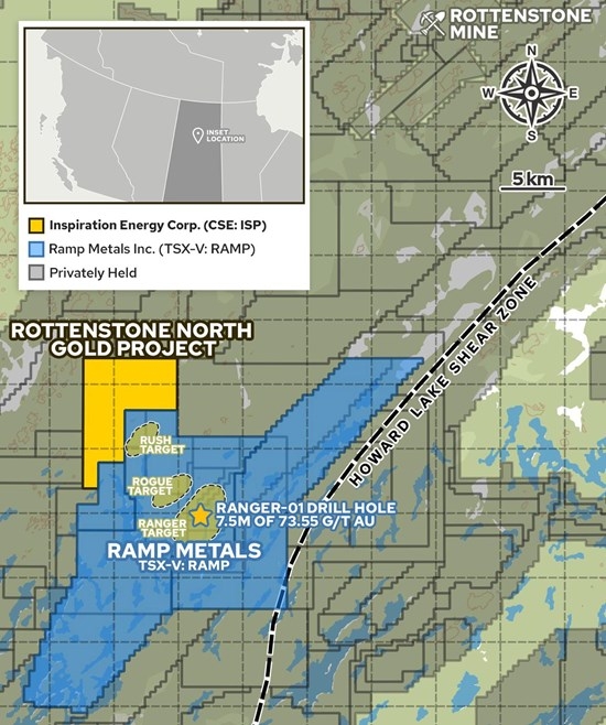RETRANSMISSION: Inspiration Energy Applies For Drill Permit at Rottenstone North Gold Project