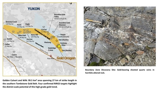 Lode Gold Executes Agreement with Axiom to Initiate Drill Targeting Plan Focused on RIRGS Targets at WIN and Golden Culvert in Yukon