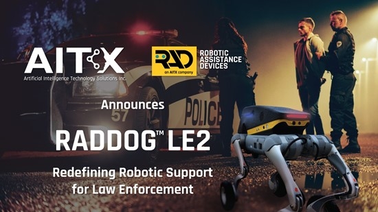 AITX's RAD Unleashes RADDOG LE2, Redefining Robotic Support for Law Enforcement