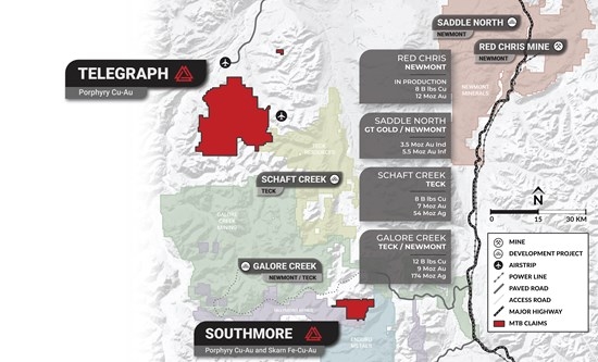 MTB Metals to Focus on its Telegraph Copper-Gold Porphyry and Sell Certain Non-Core Assets