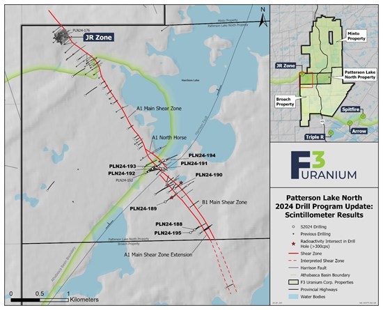 F3 Encounters Encouraging Geology in Final Drillholes of 2024 Program