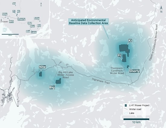 LIFT Commences 2025 Environmental Baseline Data Collection Program at the Yellowknife Lithium Project