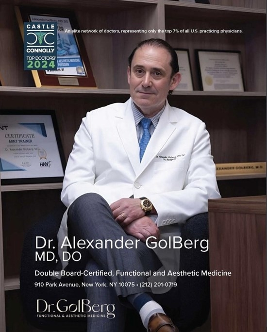 Dr GolBerg Institute of Functional and Aesthetic Medicine Featured in VOGUE