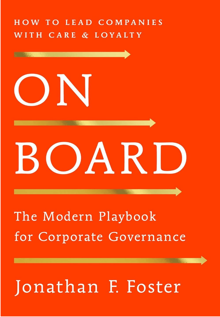 New Book On Board Equips Corporate Boards to Navigate Governance in a Changing Business Climate