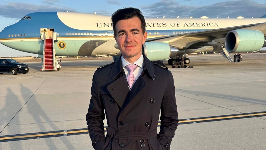 Opinion - Frontlines with Robert Sherman: Aboard Air Force One for NewsNation