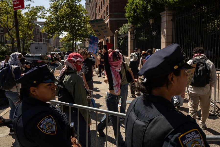 Pro-Palestine protesters occupy Barnard College, disrupting classes