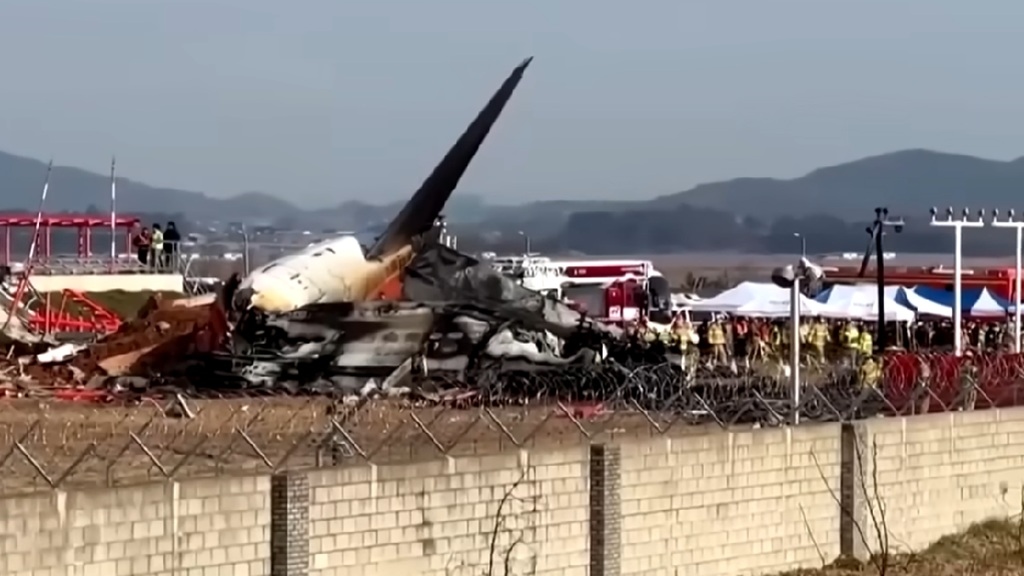 Pilots shut off wrong engine in South Korea crash that killed 179, report finds