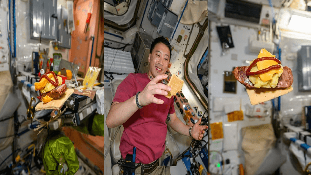 Korean American astronaut Jonny Kim shares gochujang burger recipe from space