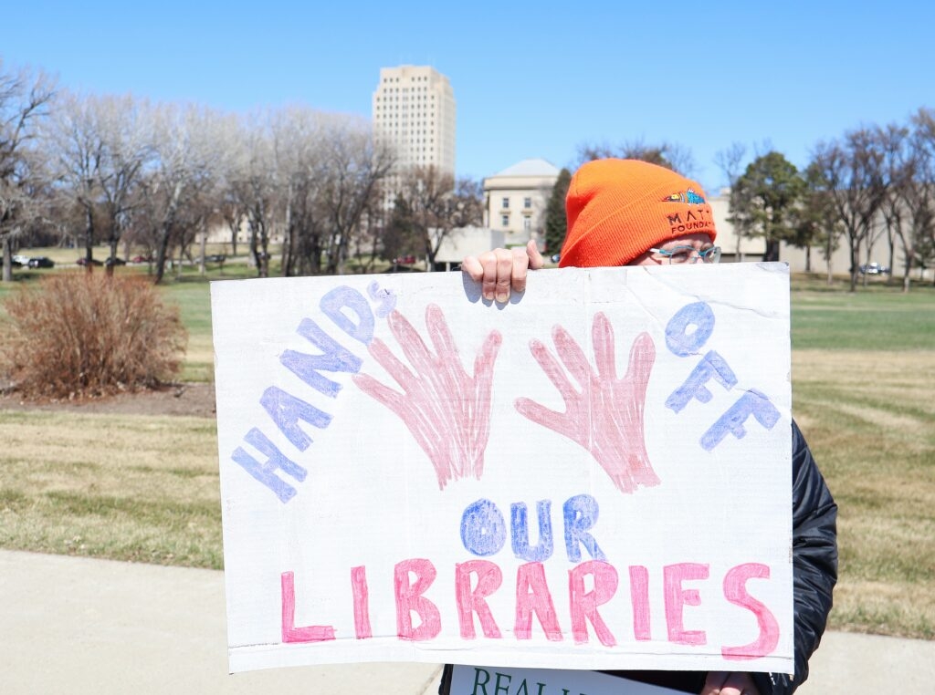 North Dakota governor vetoes controversial library content bill
