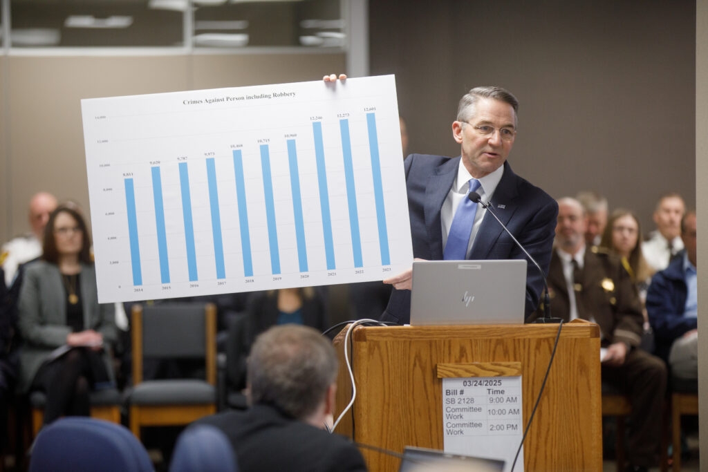 North Dakota attorney general calls for more prison time; opponents say spend more on police
