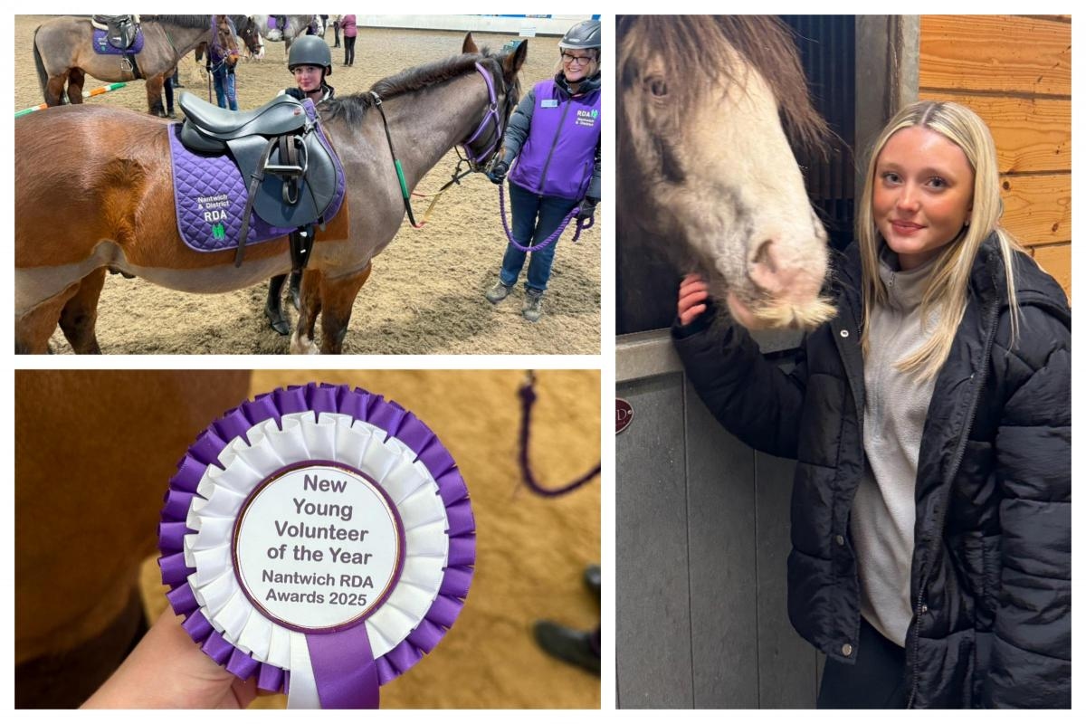 Volunteer Sienna, 14, recognised for her efforts helping disabled horse riders