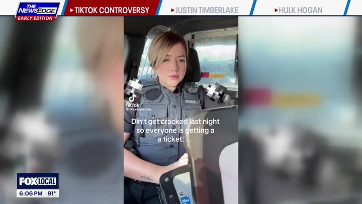 Texas cop under investigation after pledging to give ‘everyone' a ticket after she didn't get laid in viral TikTok