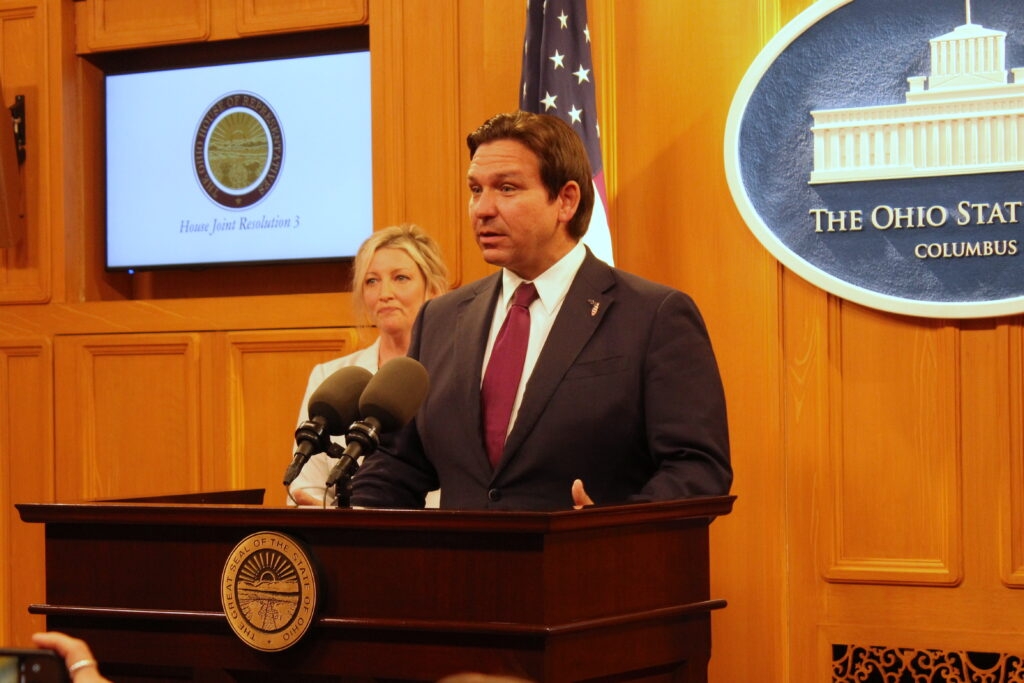 Florida Gov. Ron DeSantis visits Ohio in support of congressional term limits