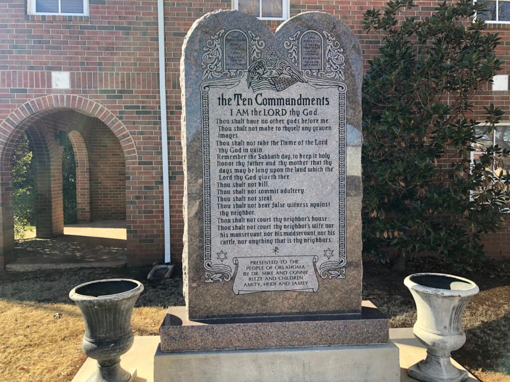 Panel kills bill calling for Ten Commandments monument to be restored at Oklahoma Capitol