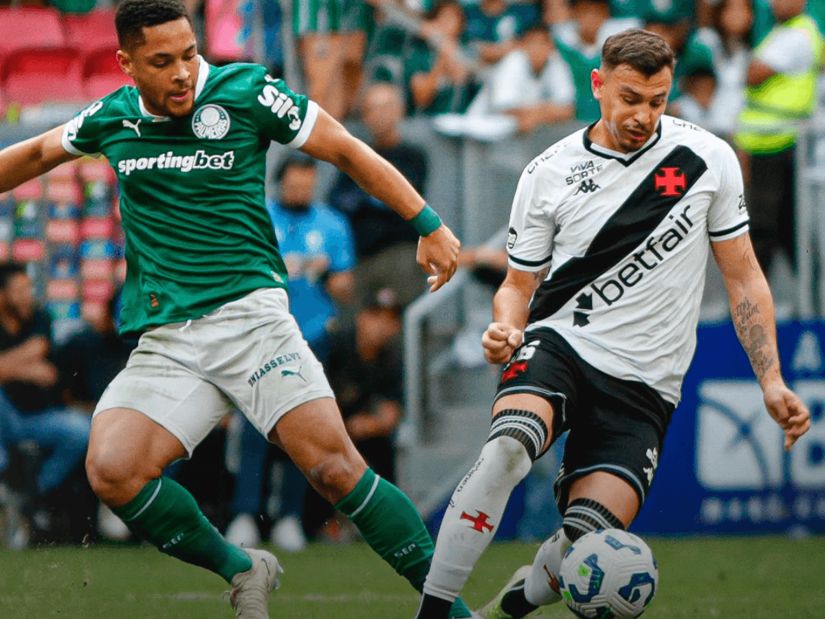 Vitor Roque breaks his duck as Palmeiras beat Vasco and go top of table