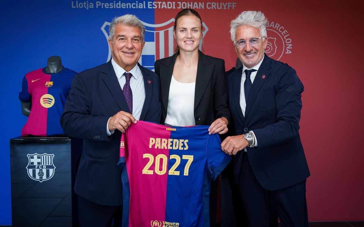 🚨 Major renewal at Barça Femenino, Irene Paredes signs on until 2027