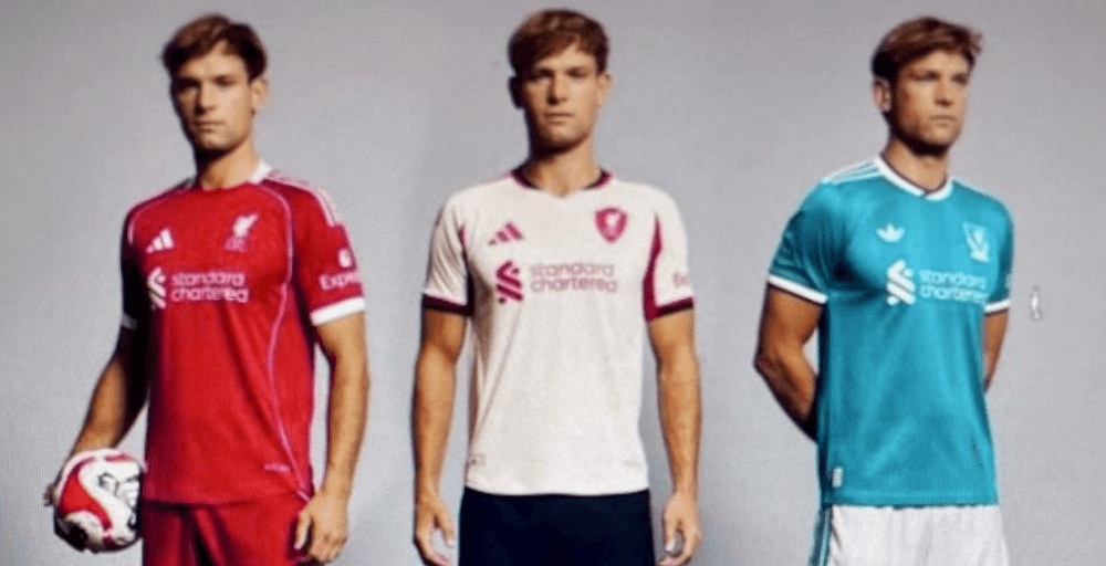 📸 Liverpool back with Adidas, leaked kits reveal surprise blue shirt 😳
