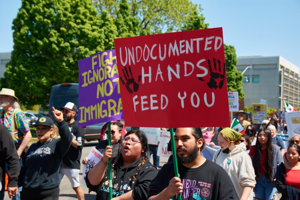 Oregonians rally on May Day to protest Trump admin, defend immigrant rights