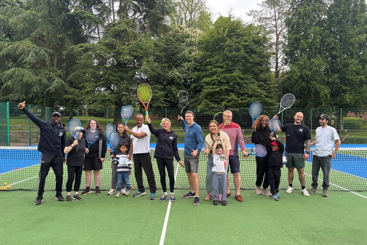 Free tennis lessons held in Banbury park for first time