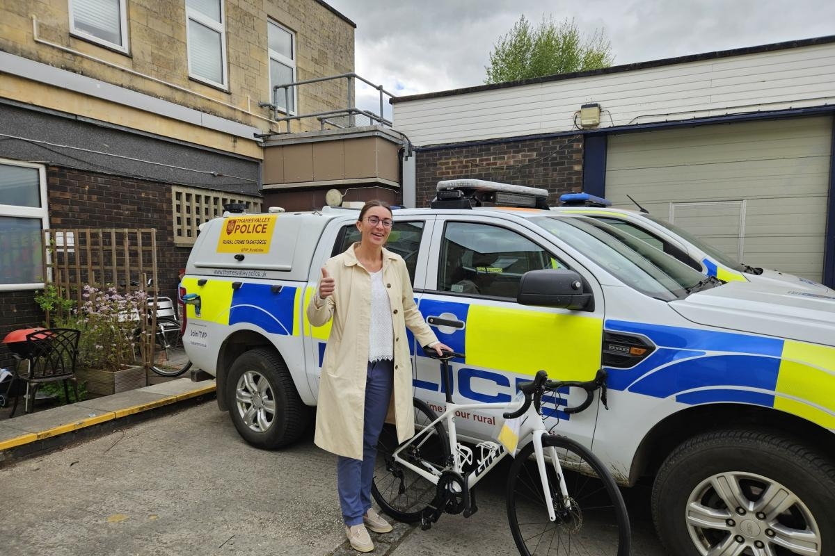 Cyclist 'delighted' as police return stolen bike after London operation