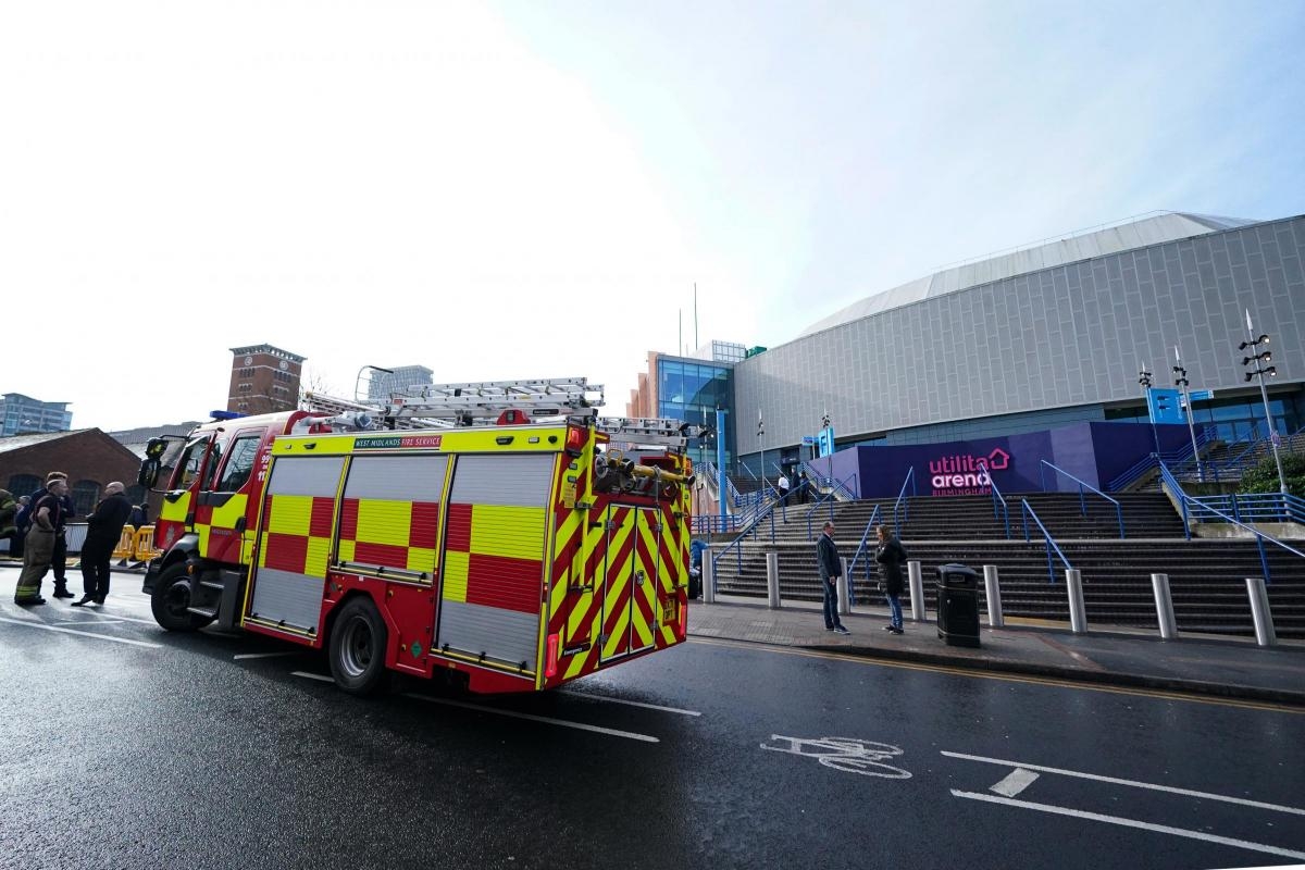 Fire delays start of indoor athletics event featuring Olympics stars